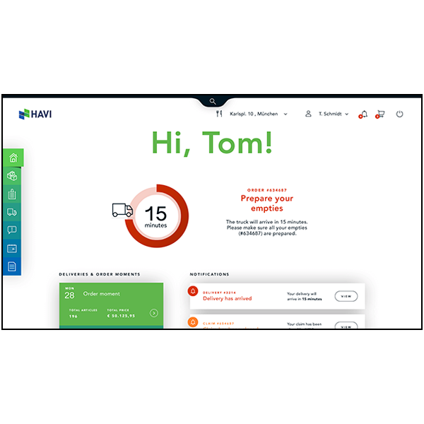HAVI Connect Screen