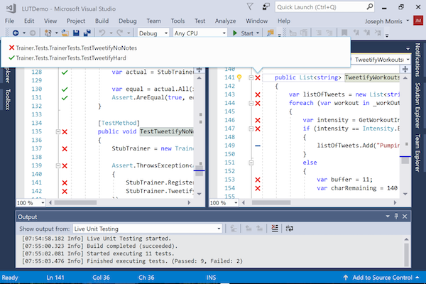 Microsoft Visual Studio Screenshot